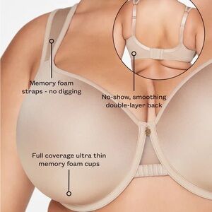 ThirdLove Perfect Coverage Bra in Taupe | Size 38G